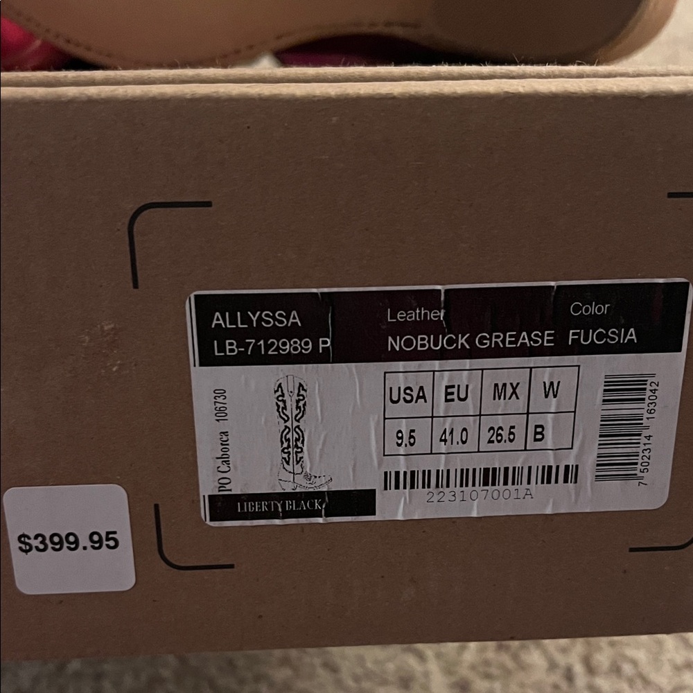 Liberty Black Alyssa Fuchsia Over the Knee Boots - Picture 2 of 5